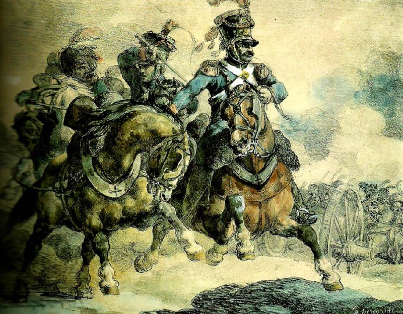 charles emile callande artillerie changeant de position oil painting image